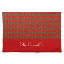 Christmas Tree Custom Placemats