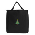 Christmas Tree embroidered bags by ZazzleEmbroidery Christmas Tree embroidered bags