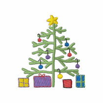 Christmas Tree embroidered shirts
