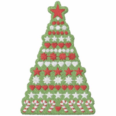 Christmas Tree embroidered shirts