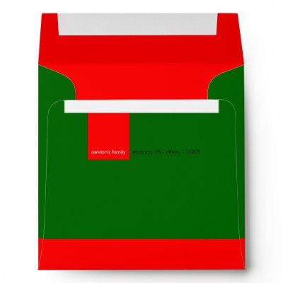 christmas tree envelopes