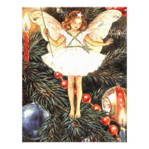 Christmas Tree Fairy Custom Invitation