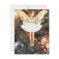 Christmas Tree Fairy invitations by Cardgallery Christmas Tree Fairy invitations