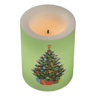 Christmas Tree Flameless Candle