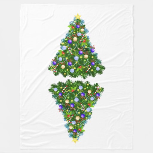 christmas tree fleece blanket zazzle christmas tree fleece blanket zazzle