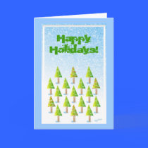 Christmas Tree Forest Card