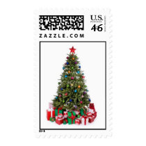 Christmas Tree full of presents Stamp by awesometees Christmas Tree full of presents Stamp