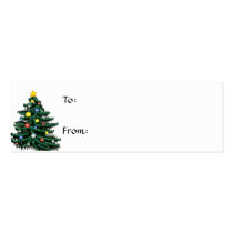Christmas Tree Gift Tag business cards by Christianphotogirl Christmas Tree Gift Tag business cards