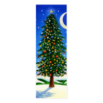 Christmas Tree Gift Tag business cards