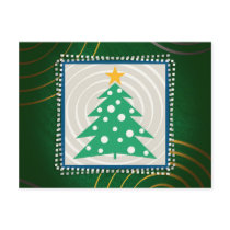christmas, holiday, christmas tree, christmas gift, merry christmas, christmas design, festive design, gift, xmas, abstract, contemporary, fun, whimsical, season, greetings, decorative, merry, cheerful, illustration, houk, custom, customizable, personalizable, template, 2011, happy new year, winter, eerie, wishes, postcards, Postcard with custom graphic design