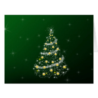 CHRISTMAS TREE GREETINGS CARD