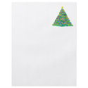 Christmas Tree Hand Drawn and Painted flyers