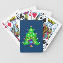 Christmas Tree Hanukkah Menorah Card Decks