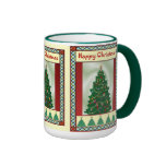 Christmas tree, happy Christmas Mug