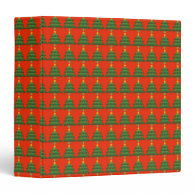 Christmas tree, holiday 3 ring binder