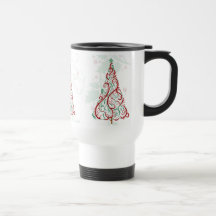 Christmas Tree Holiday Travel Mug