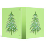 Christmas Tree Hugger Vinyl Binder