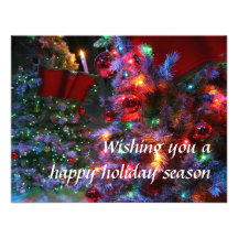 Christmas Tree in full color! Custom Announcements