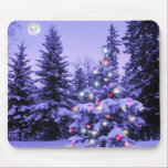 Christmas Tree in the Forest Mousepad