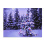 Christmas Tree in the Forest Postcards