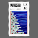 Christmas Tree in White Stamp stamps