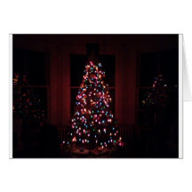 Christmas Tree in Windows Cards