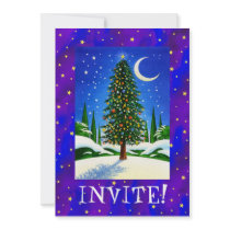 Christmas Tree Invitation