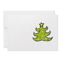 Christmas tree invitations