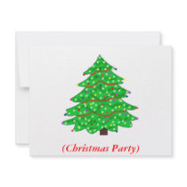 Christmas Tree invitations