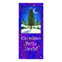 Christmas Tree Invitation invitations
