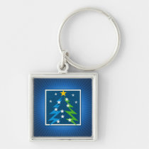 christmas, christmas tree, christmas gift, merry christmas, christmas design, festive design, xmas, decorative, season greetings, holiday gift, gift, contemporary, whimsical, merry, cheerful, illustration, houk, custom, customizable, personalizable, happy new year, winter, eerie, wishes, Keychain with custom graphic design