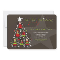 Christmas Tree Kids Holiday Party Invitation