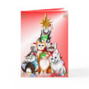 Christmas Tree Kittens  Card