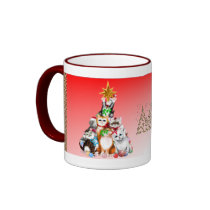 Christmas Tree Kittens  Mug mugs