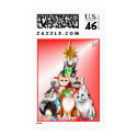 Christmas Tree Kittens Postage postage by MoreCats Christmas Tree Kittens Postage postage
