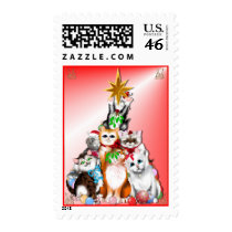 Christmas Tree Kittens  Postage postage