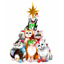 Christmas Tree Kittens  T-Shirt