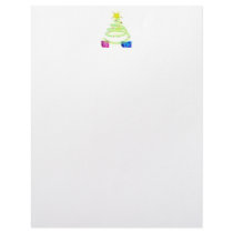 Christmas tree custom letterhead