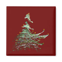 Christmas Tree magnets by DianasMoon Christmas Tree magnets