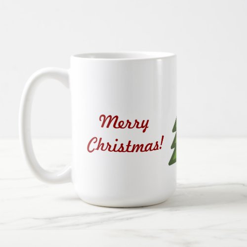 Christmas Tree-Merry Christmas! Coffee Mug