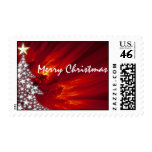 Christmas Tree Merry Christmas Postage