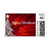 Christmas Tree Merry Christmas Postage