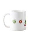 Christmas Tree Mug with ornaments by frogghappy Christmas Tree Mug with ornaments