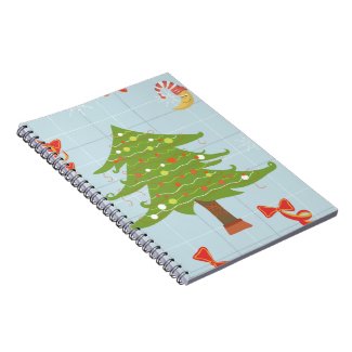 Christmas Tree notebook