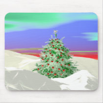 Christmas Tree of Hearts mousepads