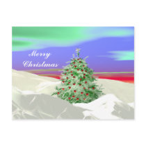 Christmas Tree of Hearts postcards