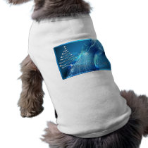 Christmas Tree on BlueWave pet clothing by NotionsbyNique Christmas Tree on BlueWave pet clothing