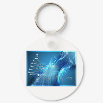 Christmas Tree on BlueWave keychains by NotionsbyNique Christmas Tree on BlueWave keychains
