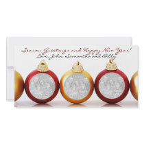 Christmas Tree Ornament Photo Cards photo cards