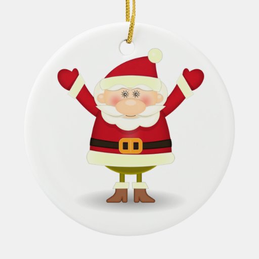 christmas tree ornament santa zazzle christmas tree ornament santa zazzle